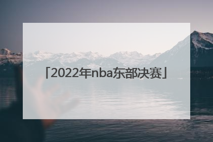 「2022年nba东部决赛」2022年nba东部决赛第五场